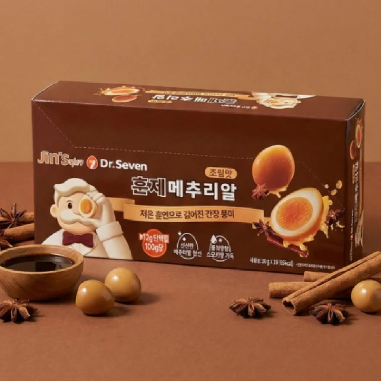 훈제 메추리알 30g 간장조림맛 10개입 한박스