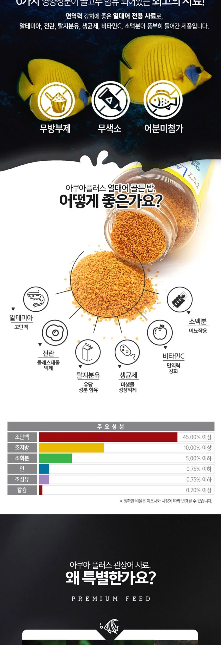 열대어 관상어 사료 65g 플래티먹이 구피먹이 베타먹이 상세3