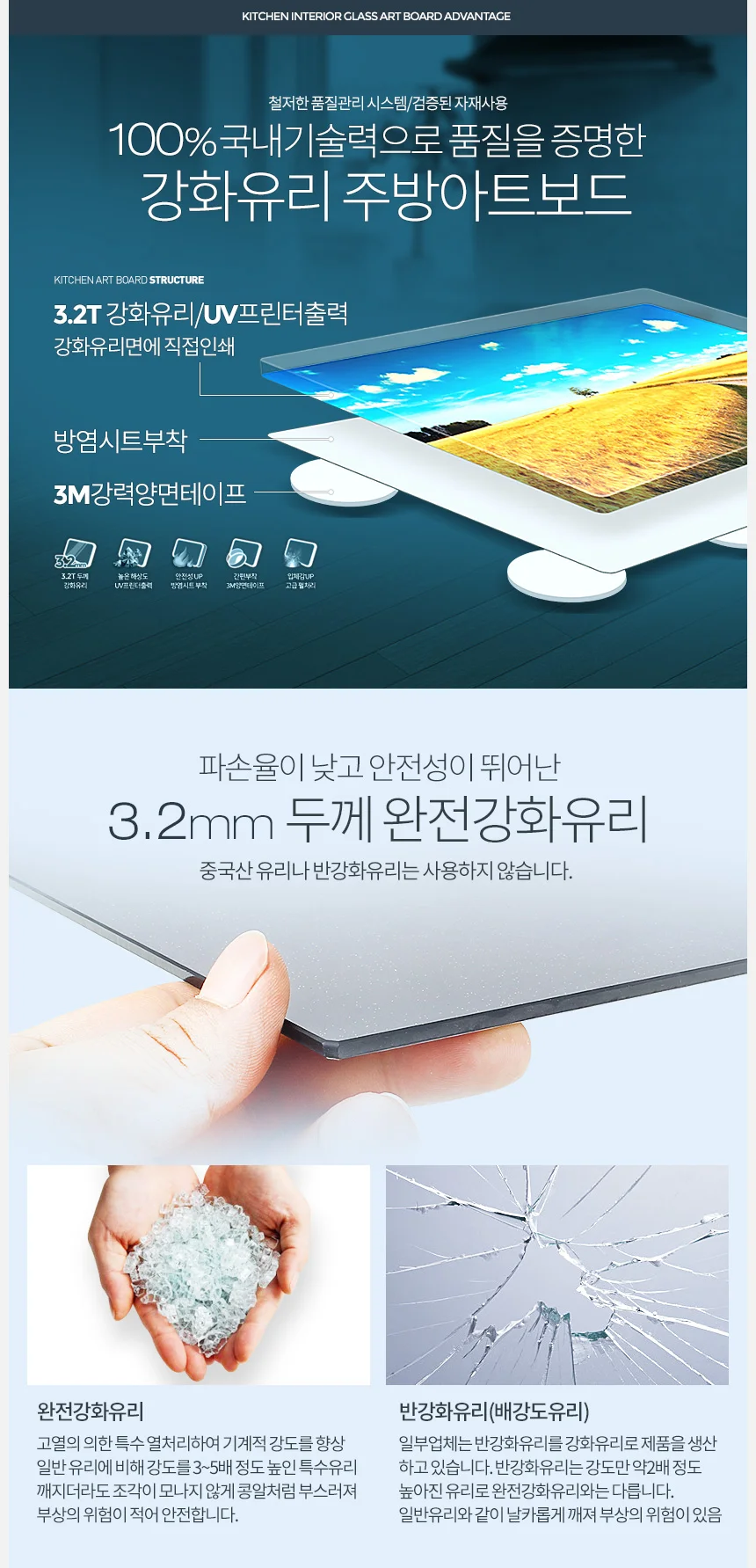 주방 아트보드 900x680 벽면 꾸미기 인덕션 아트글라스 상세2