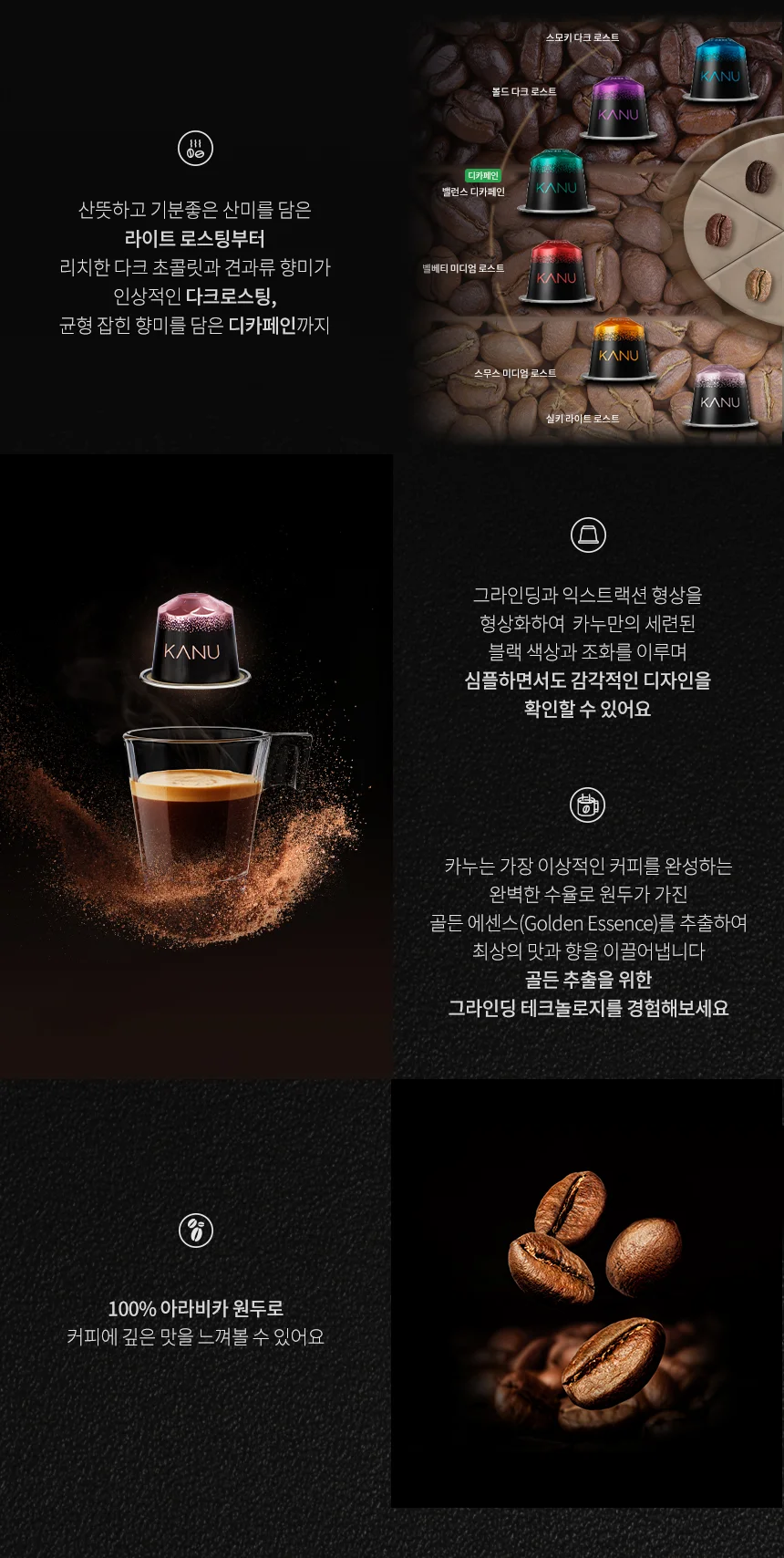 맥심 카누 캡슐 스모키 다크 로스트 5 7g 10개입 상세3