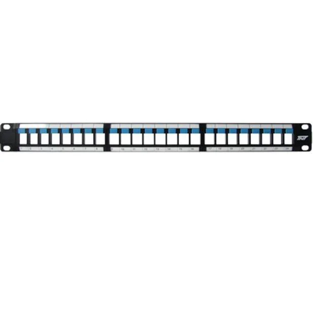 24포트 네트워크 키스톤 모듈 마운팅 판넬 482mm