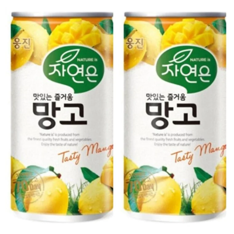 웅진 자연은 망고 180ml x 60캔 (30캔x2박스)