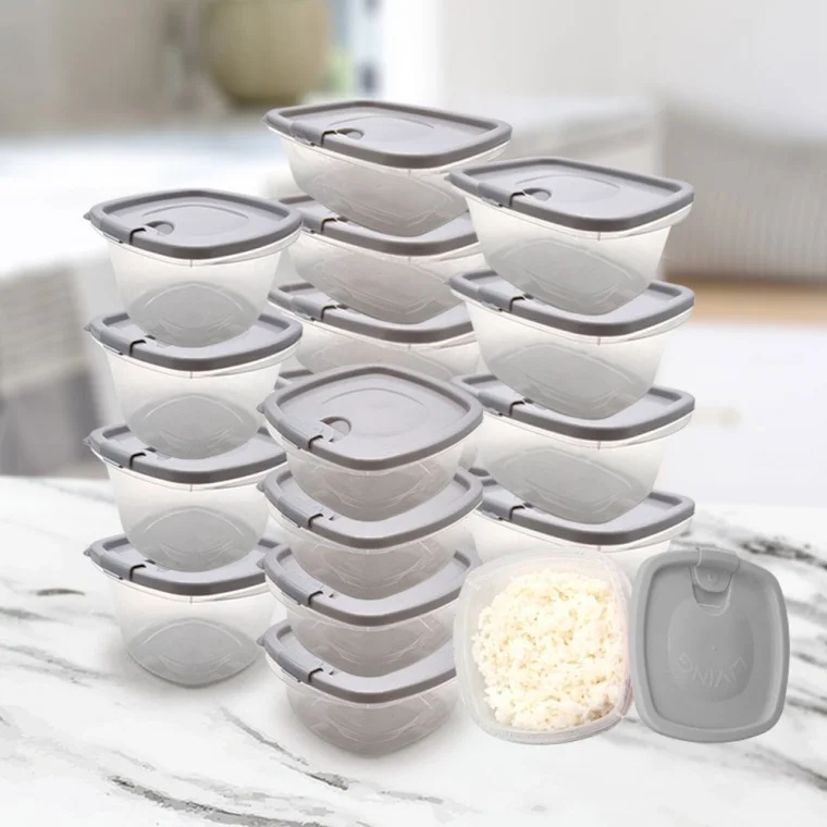 벌크 집밥 전자렌지용기 박스단위 350ml 450ml 500ml 600ml 밀폐용기 반찬통 냉동밥 대량