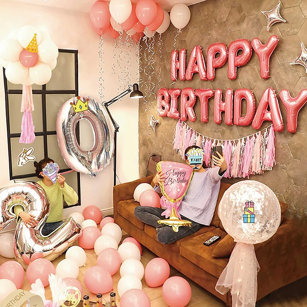 해피조이 컨페티 축하 이벤트 생일파티 풍선세트