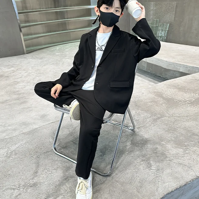 주니어 아동 박스정장 세트 오버핏 캐쥬얼정장 상세5
