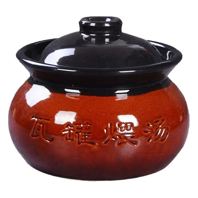 흙냄비 국그릇 작은 도자기 냄비 찜통 간식 찜냄비