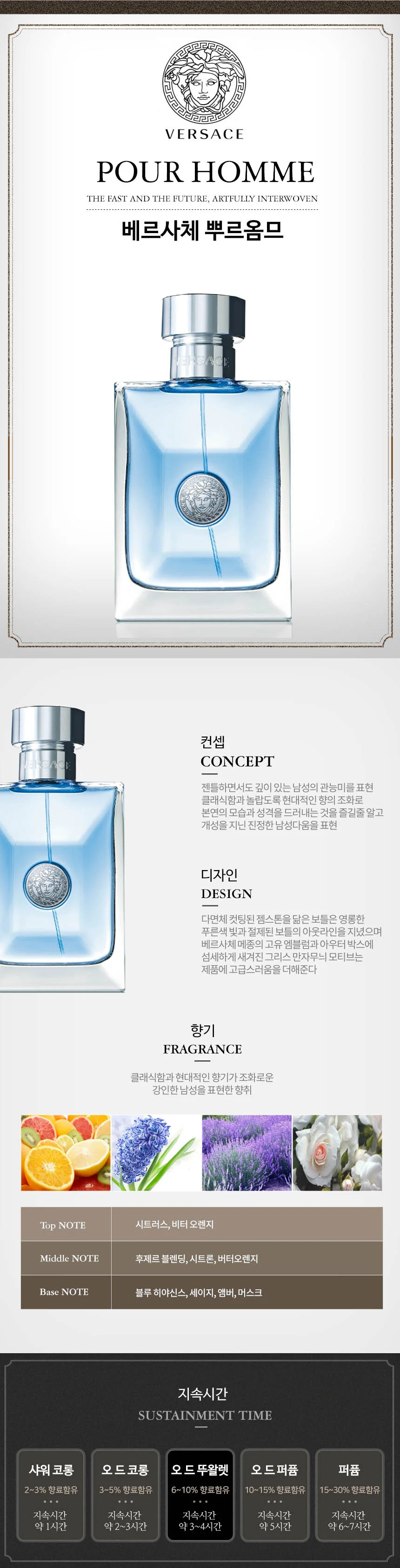 베르사체 뿌르옴므 edt 5ml 상세1