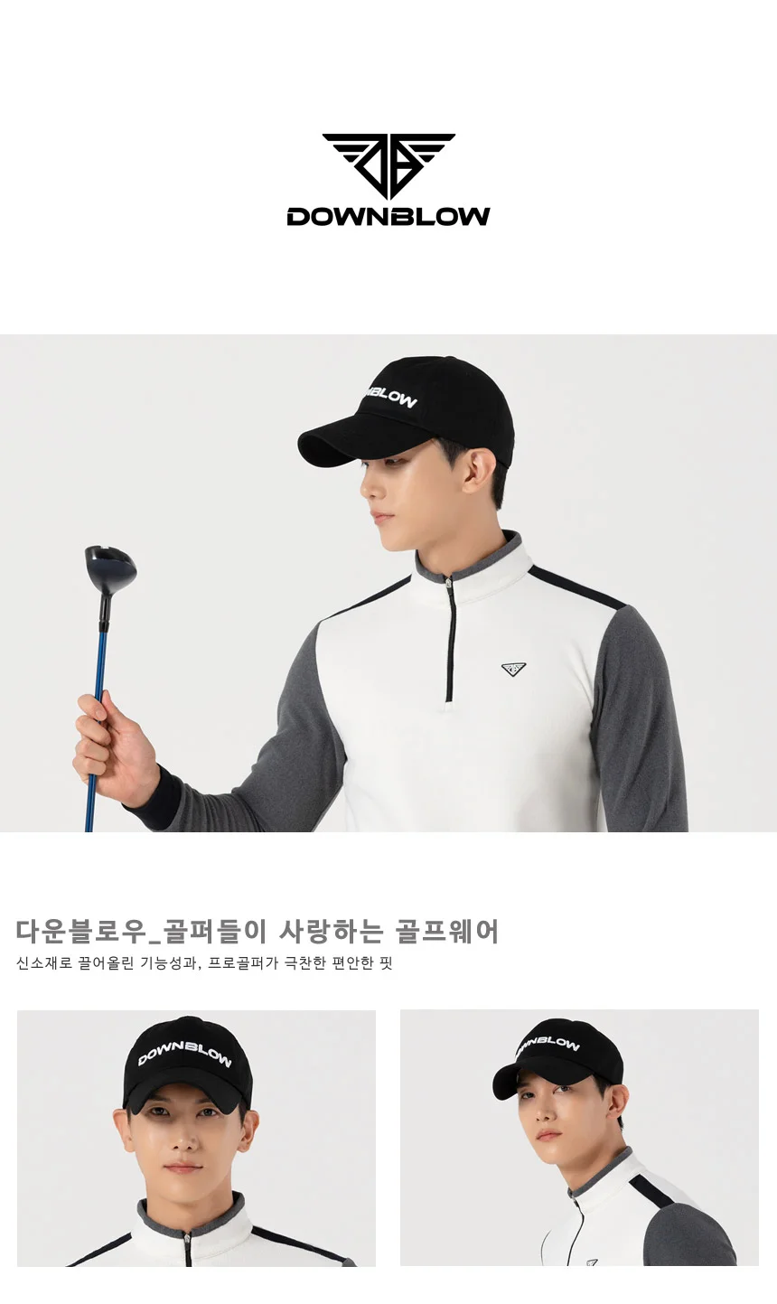 남성 골프캡 골프라운드모자 골프선캡 골프썬바이저 상세1