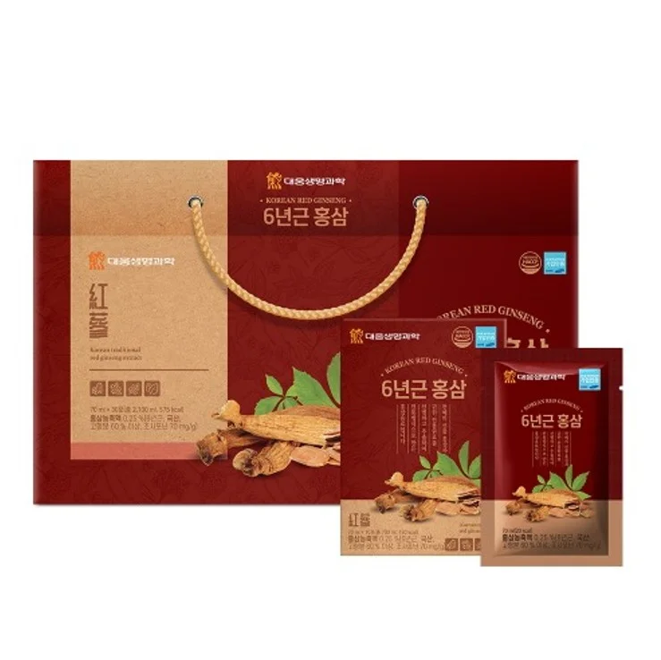 대웅 - 6년근 홍삼 70ml x 30포 캐리어타입