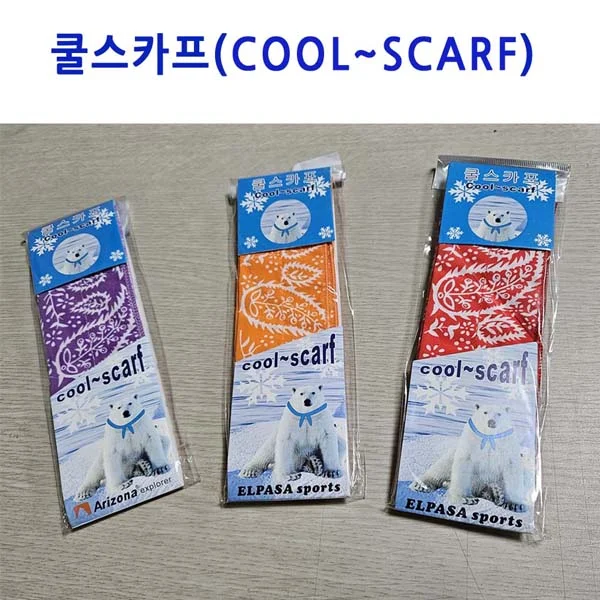 아이스 쿨스카프 캠핑 등산 낚시 야외 활동 여행 휴대 상세1