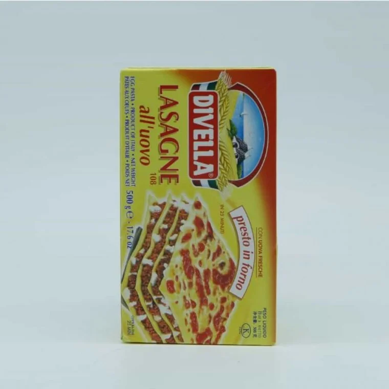 디벨라 라자냐 108 500g 수입라자냐면 미트라자냐면 업소용라자냐면