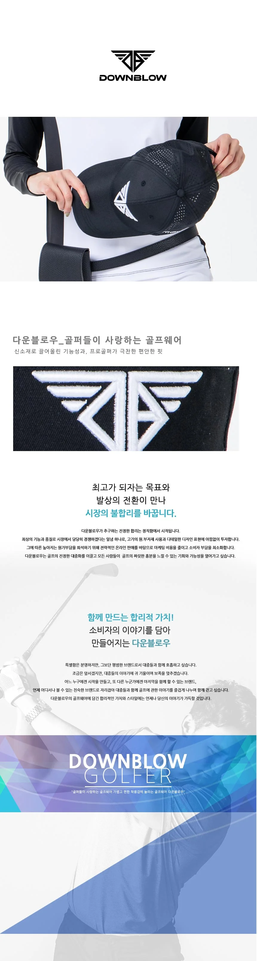 골프 캡 모자 골프모자 남성골프모자 골프여성썬캡모자 상세1
