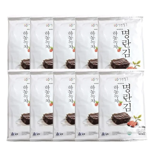 명란김 하동녹차 성경녹차김 미니김 김자반 곱창김 돌김 30g 감태김 도시락김