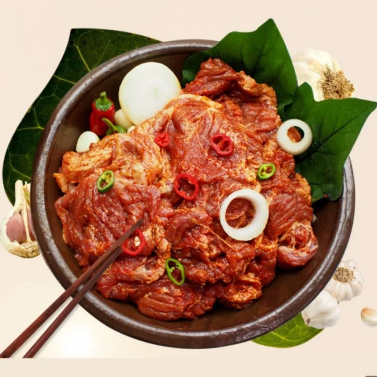 양념 돼지갈비 선물세트 3팩 답례품 설날 명절 설 선물 단체 구정
