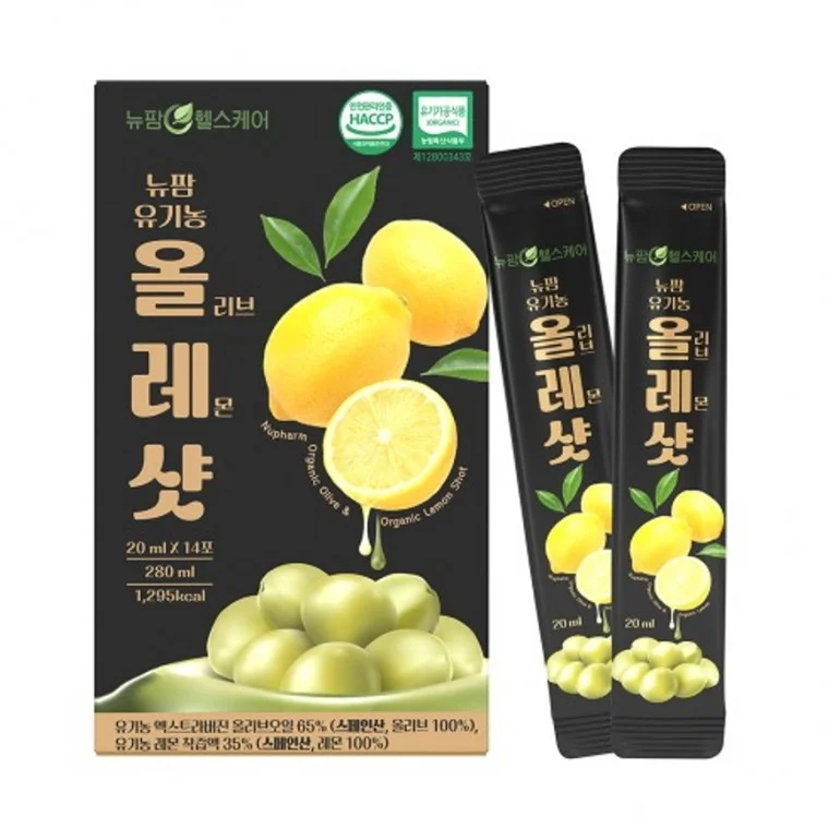 뉴팜 유기농 올리브 레몬샷 20ml x 14포