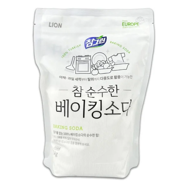 참그린 참 순수한 베이킹소다 2kg -TJ 베이킹소다 세제 빨래 세탁 가루세제 세탁기세제 청소 청소용품