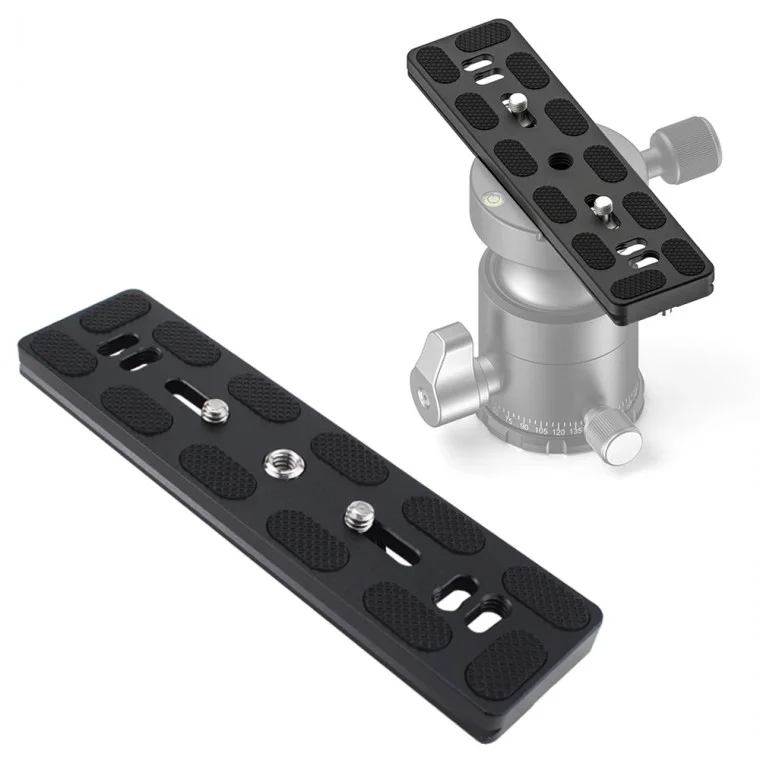 퀵릴리즈 플레이트 150mm 베이스 브라켓 카메라 볼헤드 PU150