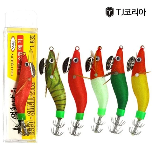 쭈꾸미 한치 소형에기 1.5호 1.8호 2.2호 1개입 화살촉 하드베이트 수박