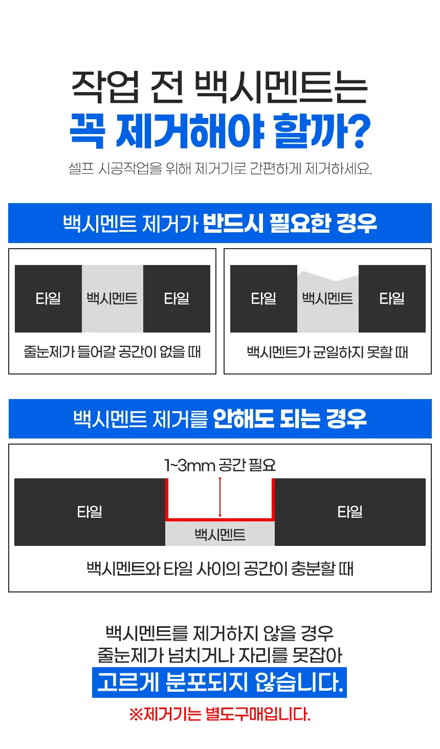 화장실줄눈 셀프시공 색상 타일보수제 욕실청소 바닥코팅 싱크대 상세5