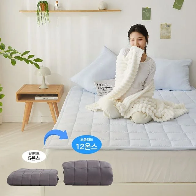 소소한습관 패드 카스테라 소프트워싱 밴딩 슈퍼싱글