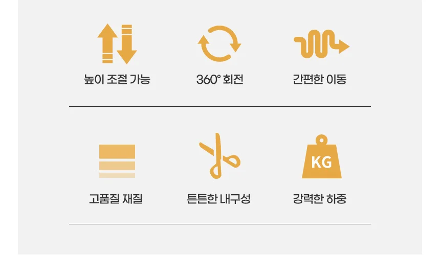이동식 바퀴 달린 소파 사이드 테이블 높이조절 침대 책상 노트북 간이 상세2