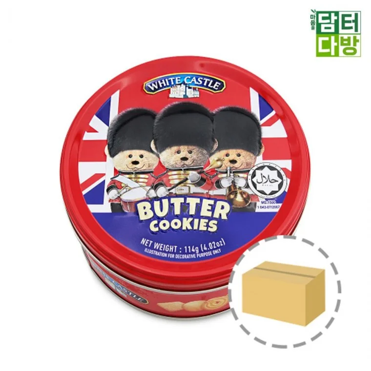 화이트캐슬 버터쿠키 114g 1BOX (24개입)