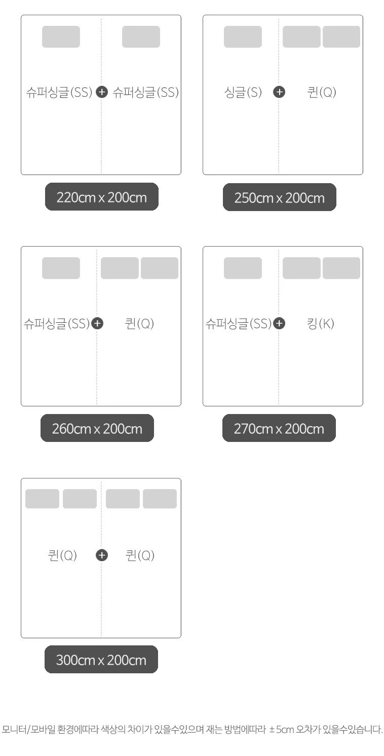 방수패드 순면 누빔 침대시트 고정밴드형 패밀리 침대패드 아기 침대보 킹패드 상세5