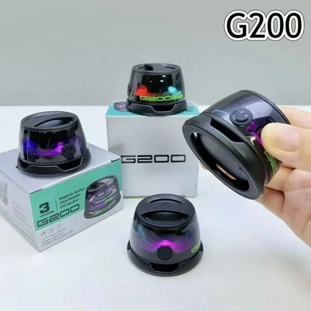 자석고정 40mm 블루투스 미니 스피커 대음량 휴대용 야외 음악 상세1