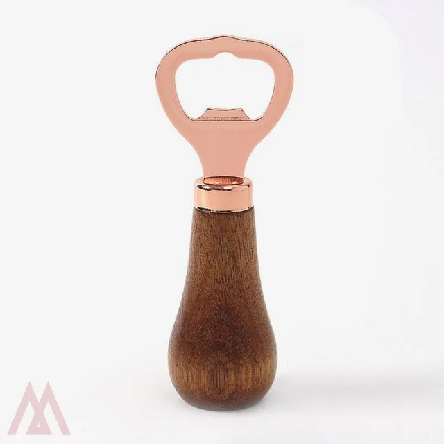 아카시아 원목 병따개 로즈골드 병뚜껑따기 병뚜껑따개 귀여운오프너