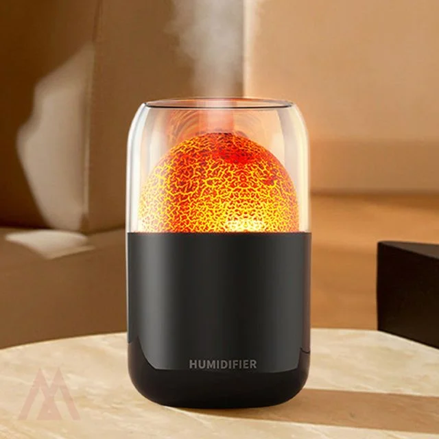 USB 무드등 가습기 250ml 블랙 1인용가습기 귀여운가습기 램프가습기