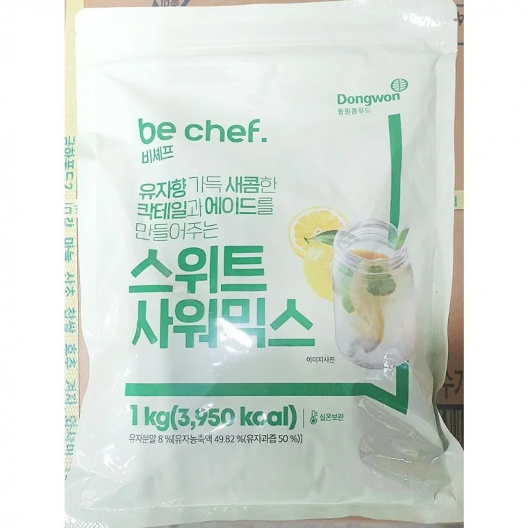 식자재 스위트사워믹스 재료 주방 1kg 업소용 식당 진저에일 오렌지농축액