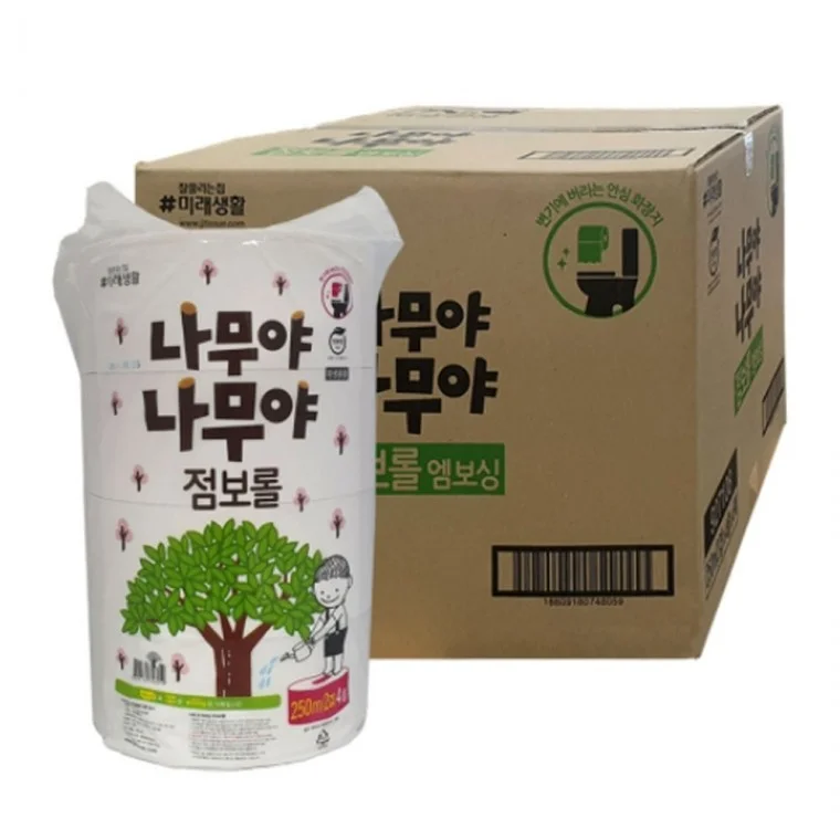 나무야나무야 가정용 업소용 점보롤 화장지 휴지 16롤 1박스