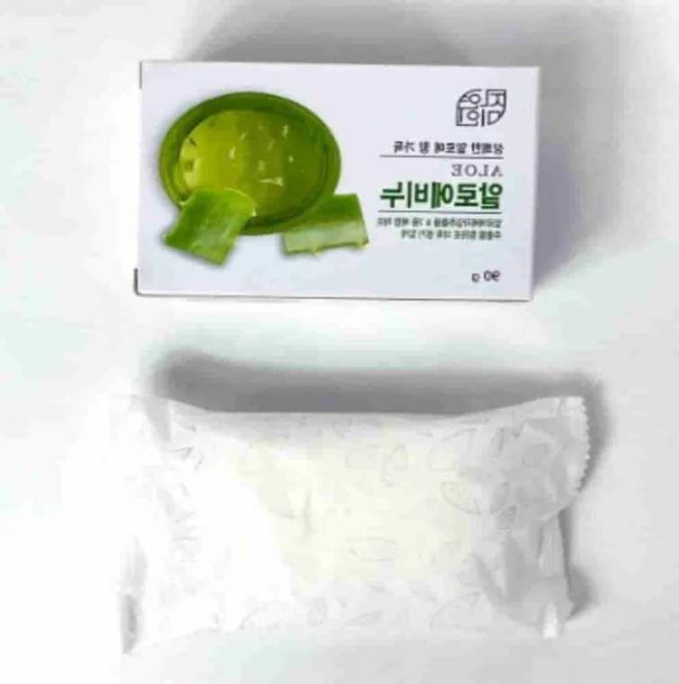 알로에 세안비누 90g 4P 2개 목욕비누 어린이비누 샤워비누 향좋은비누