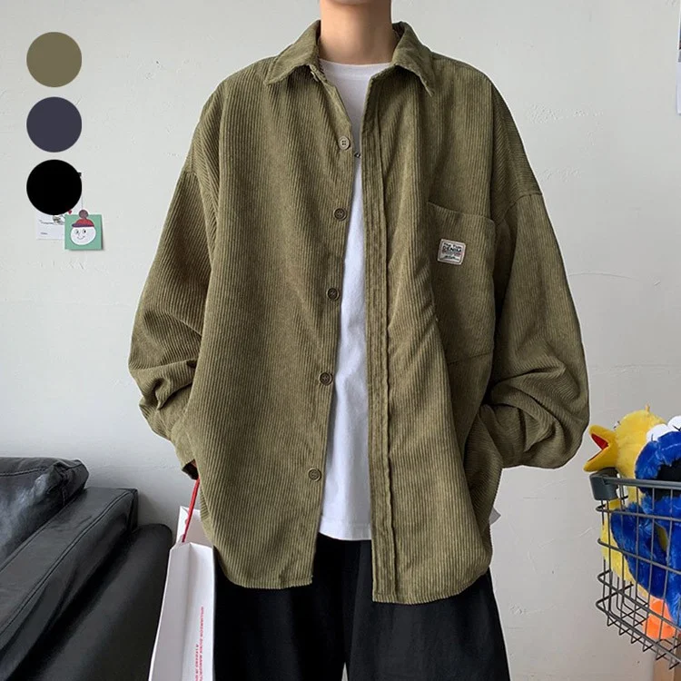 남성 기본핏 오버핏 셔츠 ERK-054