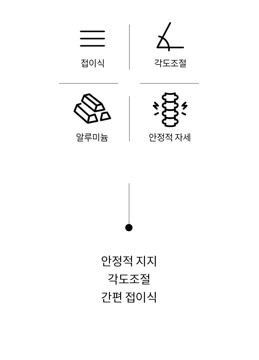 높이조절 투명 독서대 북스탠드 책 받침대 접이식 거치대 상세3