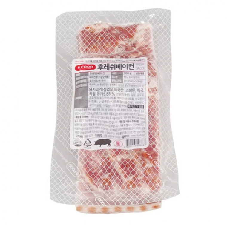 SFOOD 후레쉬 통베이컨 냉동 500g