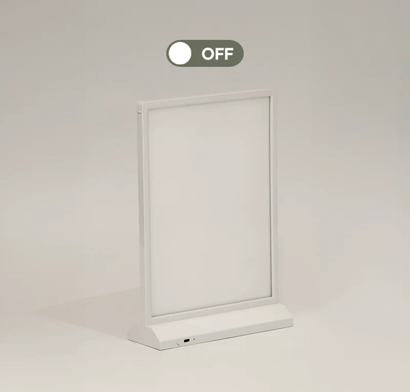 LED 라이트 패널 스탠드 메뉴판 광고판 105x210mm 상세4