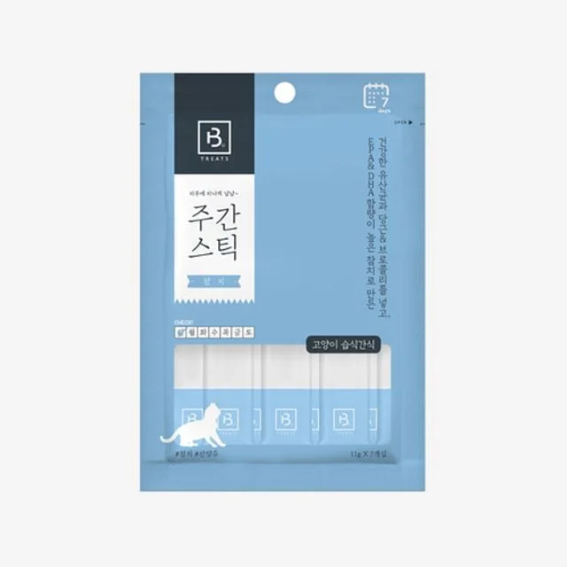 브리더랩 주간스틱 참치 고양이간식 7P