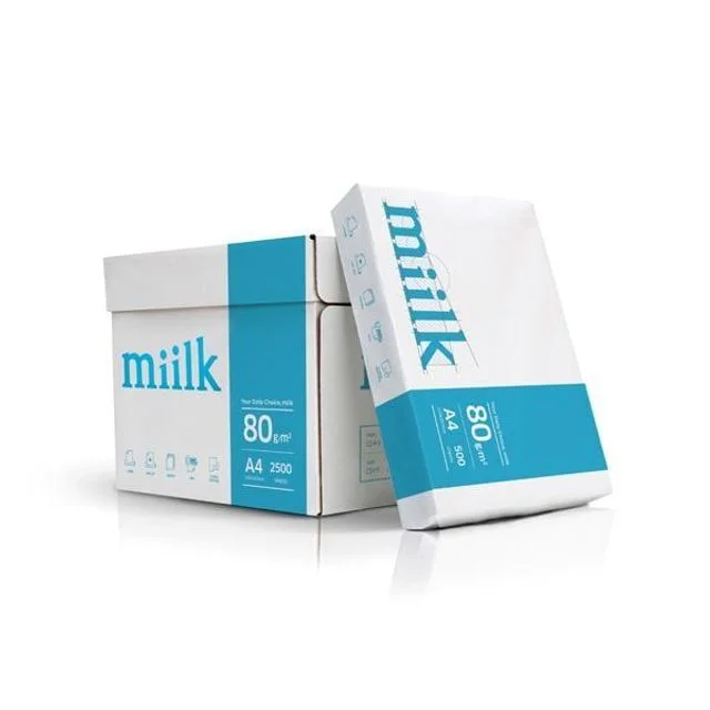 Miilk 복사용지 A4 80g 2500매 5권 에이포용지 사무용품