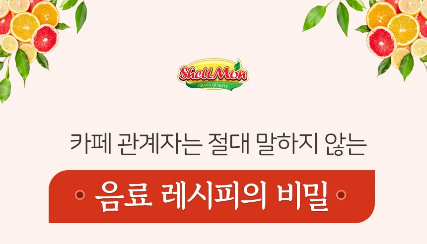 쉘몬 과일 농축액 액상타입 베이스 1kg 모음전/시럽/원액/에이드 상세2