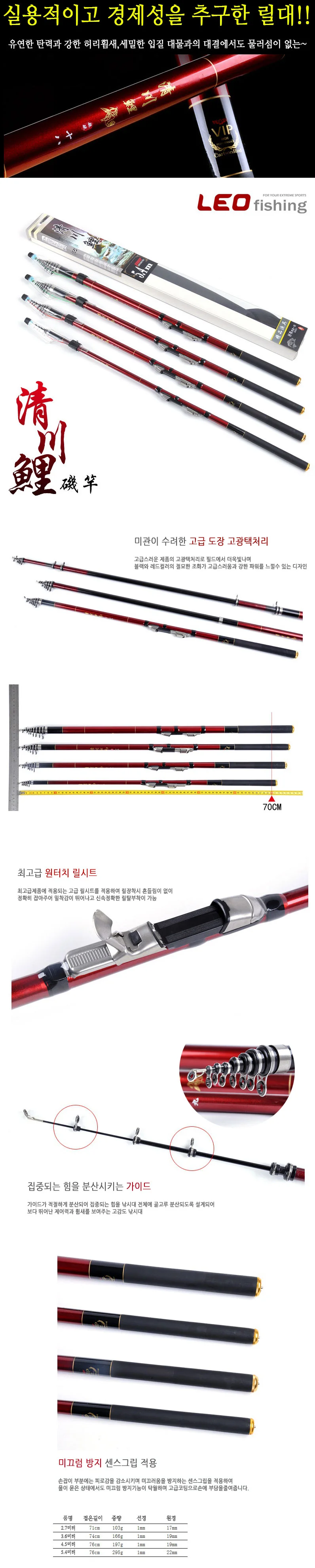 K30007A 청천리카본낚시대/고급릴낚시대/바 상세2