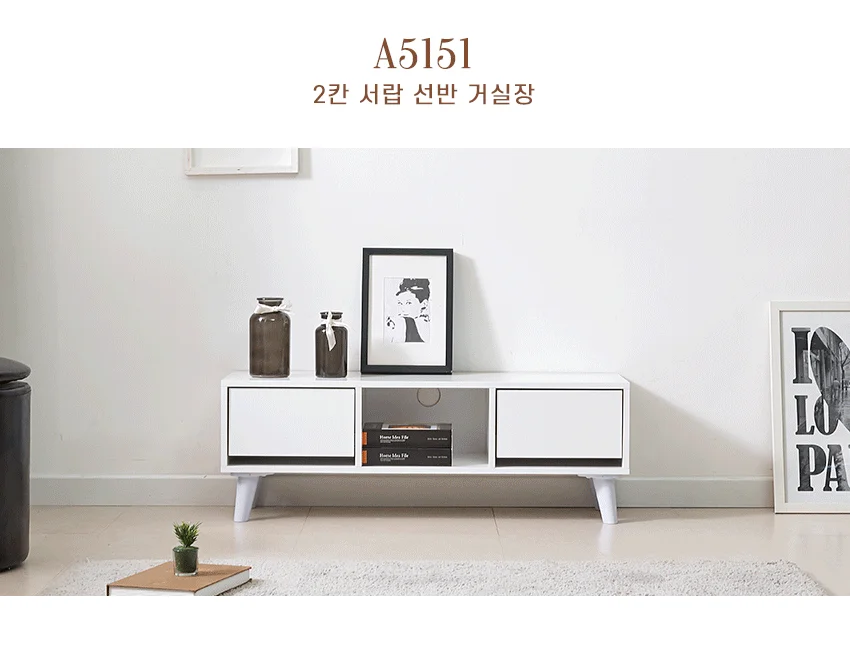 빅피처가구 다이므 1000 서랍 수납 1단 3칸 LPM 거실장 (착불) 상세4