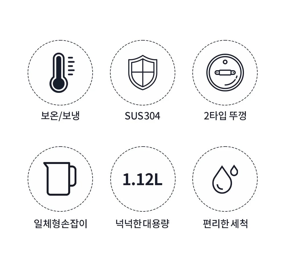 리예 1.12L 대용량 텀블러 빨대 손잡이 텀블러 상세4