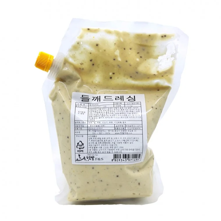 텃밭 들깨 드레싱 냉장 1.2kg