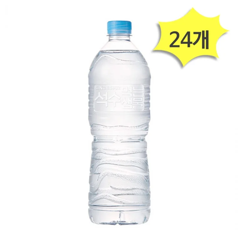 하이트진로 석수 생수 1L x 24개 하이트진로음료 물1리터 사무실생수