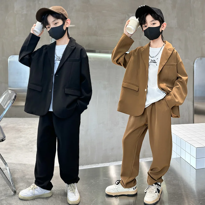 주니어 아동 박스정장 세트 오버핏 캐쥬얼정장 상세1